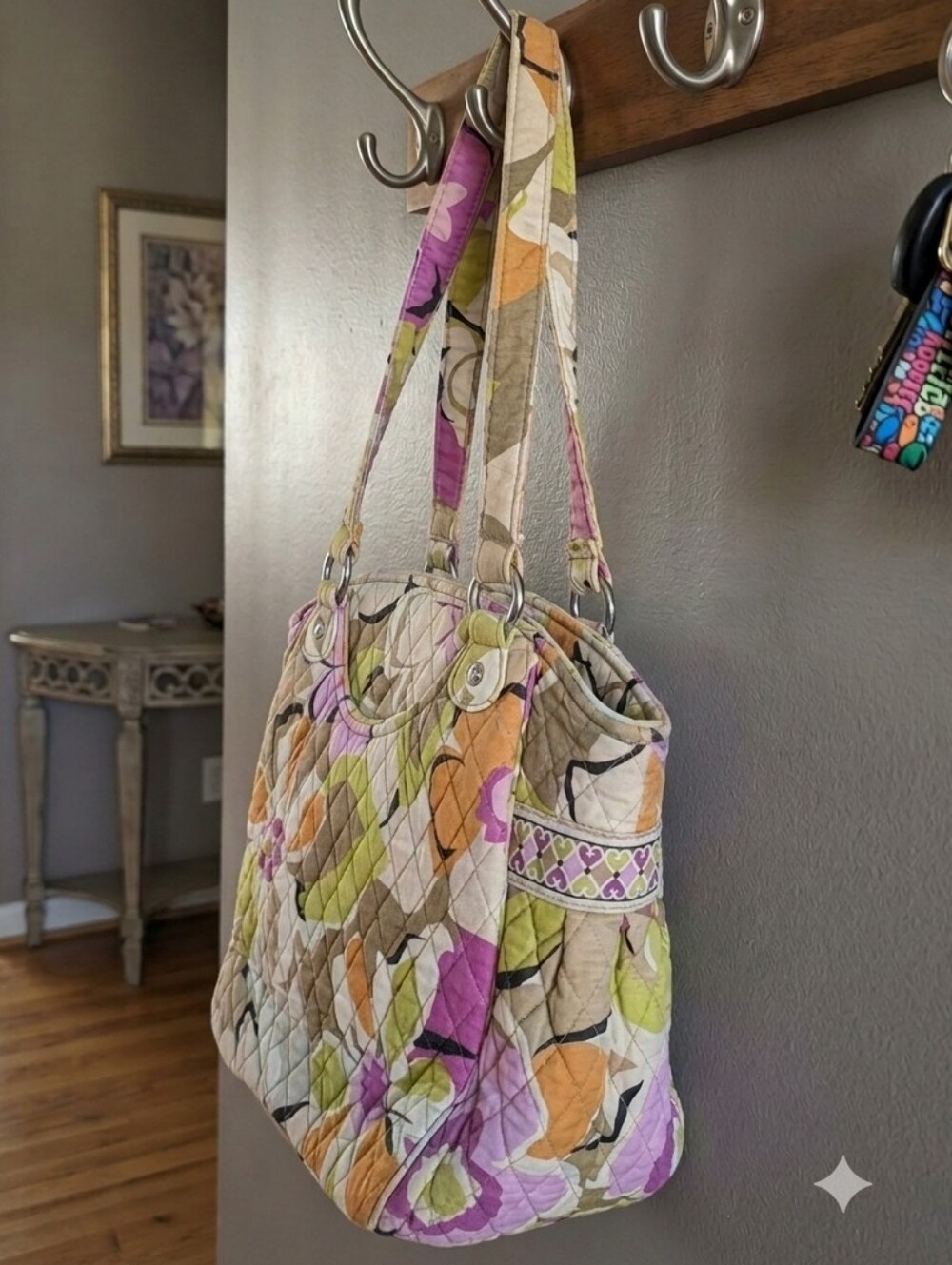 Vera Bradley Portobello Road Floral Quilted Tote
